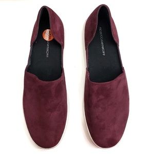 Rebecca Minkoff Nana Wine Suede Slip on Sneaker